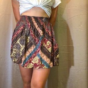 Charlotte Russe floral print skirt